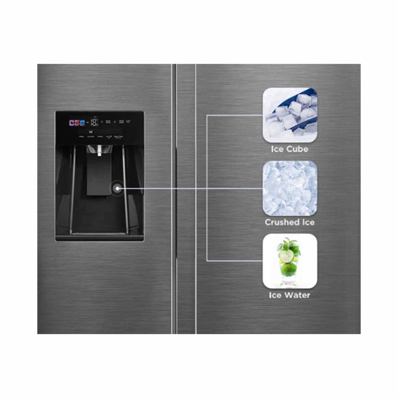 MIDEA Side By Side Door Fridge (574l) MDRS761MYC45SG-image 2