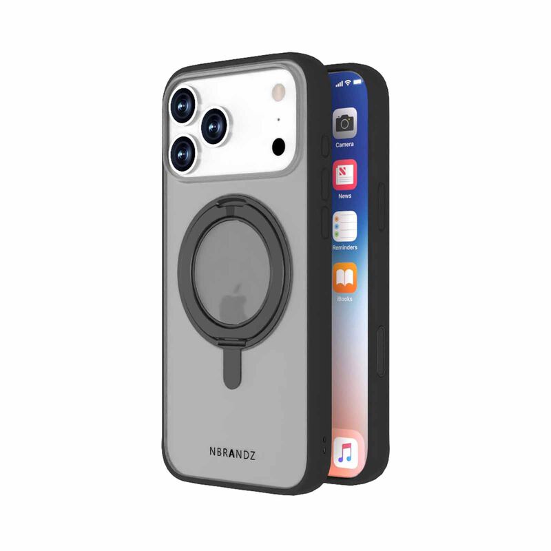 N.BRANDZ Mag360 Touch 360 Rotation Protective Case For Iphone 17 Pro Max-mattblack N-MAG360-IP17PM-MB-image 3