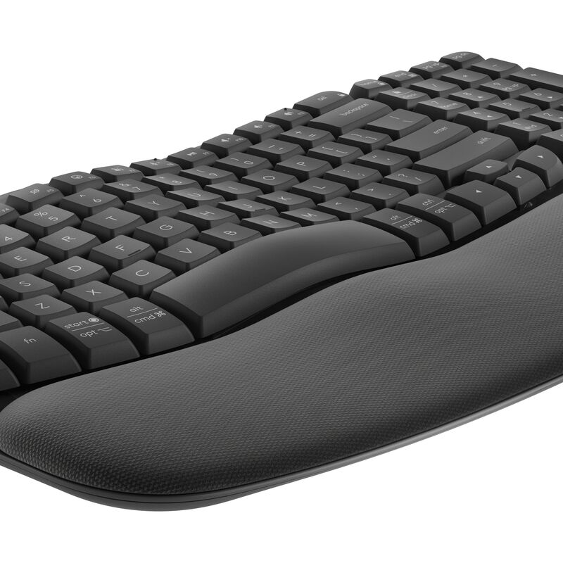 LOGITECH Wave Keys Ergonomic Wireless Kb Graphite 920-012281-image 3
