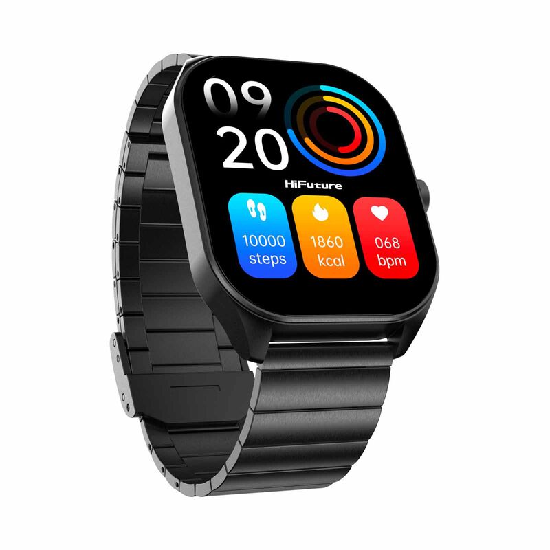 HIFUTURE Apex - Black Bluetooth Smartwatch With Heart Rate Function HSSW3BK-image 4