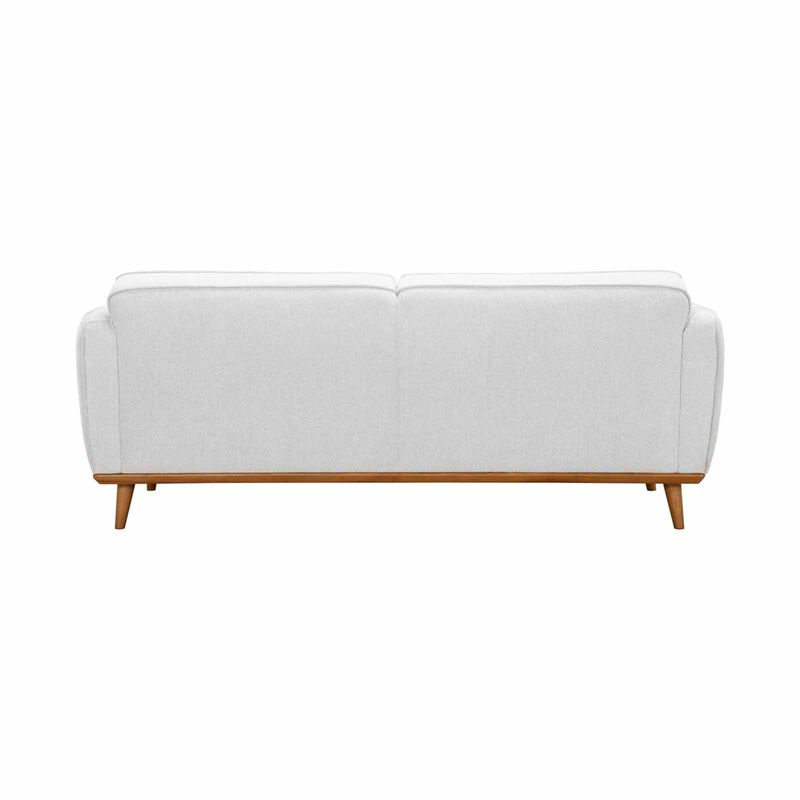 MUZE 3 Seater (fab) Light Beige Fabric Sofa KIRA-image 4