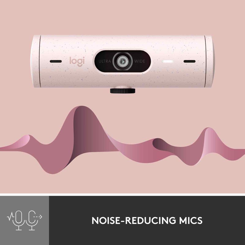 LOGITECH Brio 500 Full Hd Webcam - Rose 960-001433-image 6
