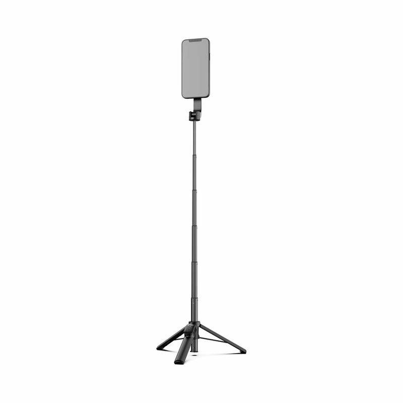 MAZER 64cm Foldable Magnetic Selfie Stick, Bt Remote-black M-MS20S-BK-image 2