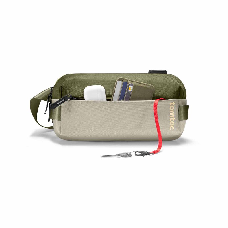 TOMTOC Explorer-t21 Sling Bag S - Olive Green (h02-a04t02) T21S1T1-image 5