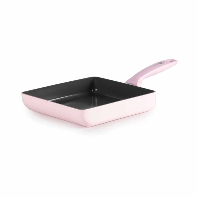 GREENPAN Torino 22 X 20cm Rectangular Egg Pan, Pink [pfas Free] GPTO687153-image null