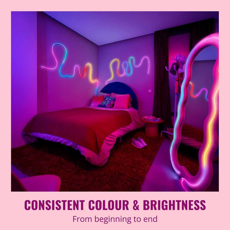 WIZ Neon Led Flex Strip 5m Uk Plug Color 929004126717-image 4