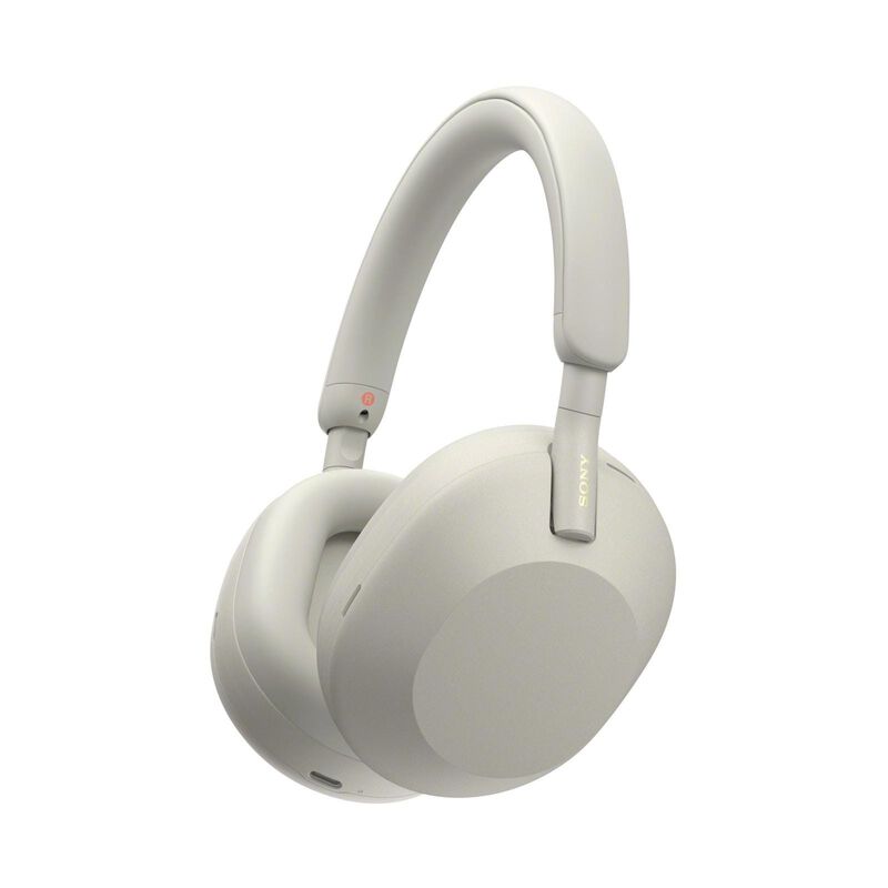 SONY Wireless Noise Cancellation Headphones (silver) WH-1000XM5/SME-image 1