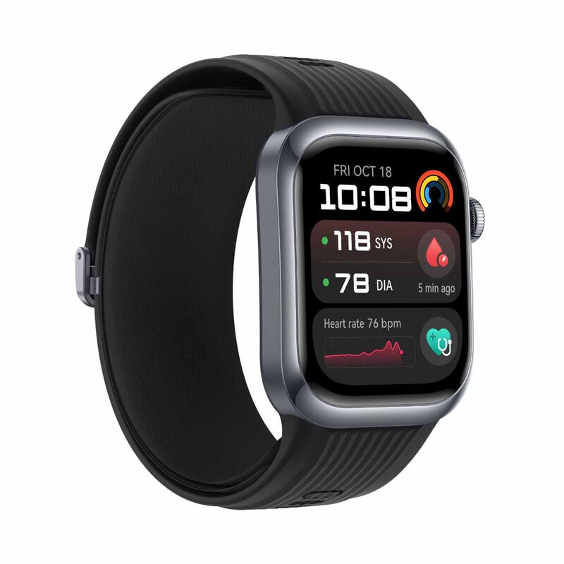 HUAWEI Watch D2 Black Aluminum Alloy Case, Black Strap HW-LUCA-B19-BLK-image 5