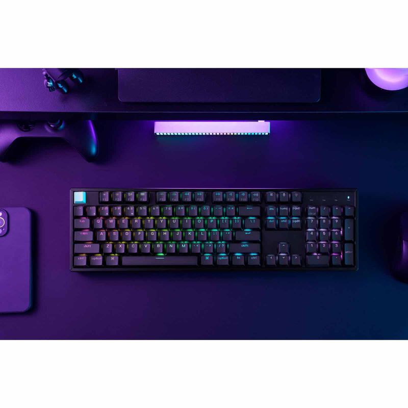 KEYCHRON K10 He Full Size 104 Key, Black Full Assembled, Rgb, Hot-swap, Hall Effect Keyboard - Standard Ed. KYCN-K10H-J1-image 2