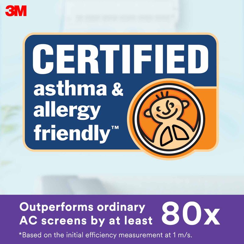 3M Aircon Filter 4pcs 22x34cm For Dust Allergen & Bacteria 9809-CEN-image 5