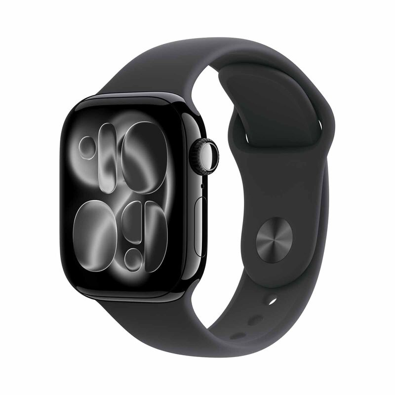 APPLE Watch Series 11 Gps + Cellular 42mm Jet Black Aluminium Case With Black Sport Band - S/m MF834X/A-image 1