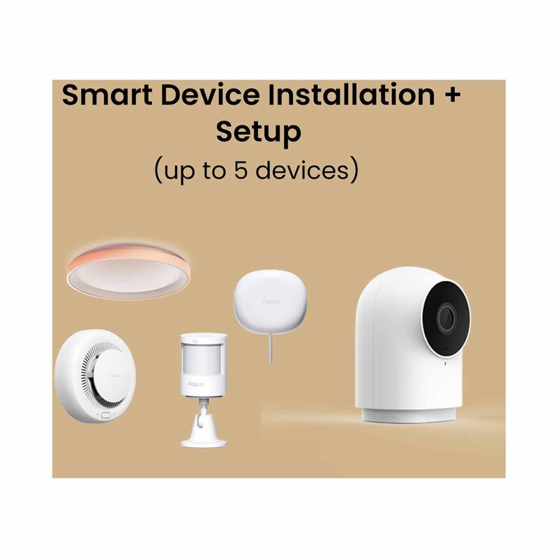 AQARA Smart Device Installation + Setup (up To 5 Devices) SMART DEVICE INSTALLATION + SETUP (UP TO 5 DEVICES-image null