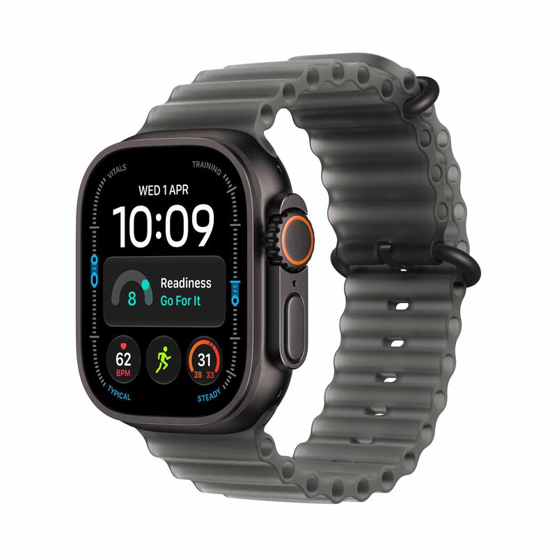 APPLE Watch Ultra 4 Gps + Cellular 49mm Black Titanium Case With Translucent Black Ocean Band MJAY4X/A-image 2