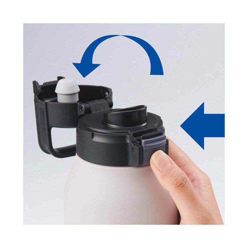 TIGER 0.8lt Push-botton Lid Stainless Steel Bottle (stone Black) MTA-B080 (KK)-image 3