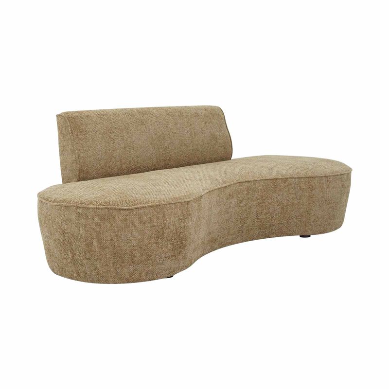 MUZE Armless Sofa (fab) Fawn TAMMI-image 6