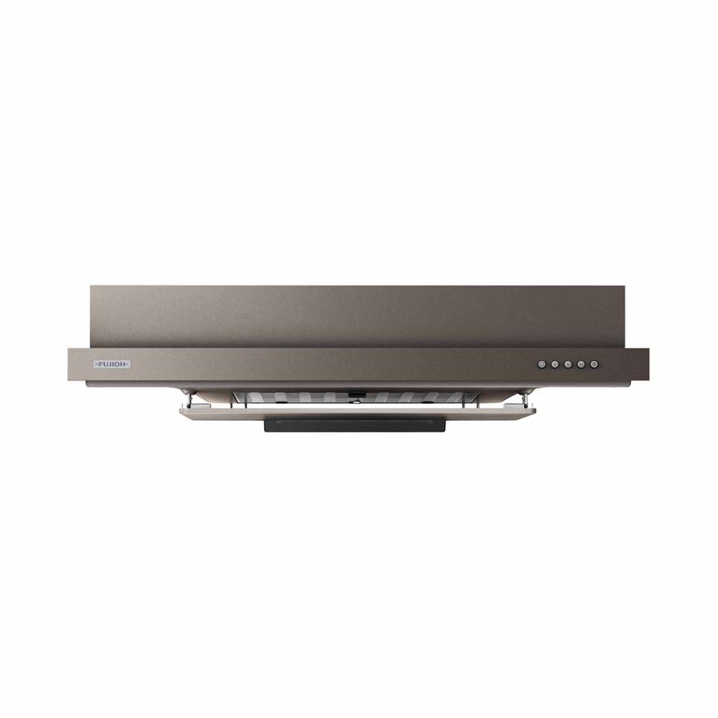 FUJIOH 90cm Made In Japan Slim Hood - Rich Silver (exclude Installation) FR-FS2290RP RS-image 1