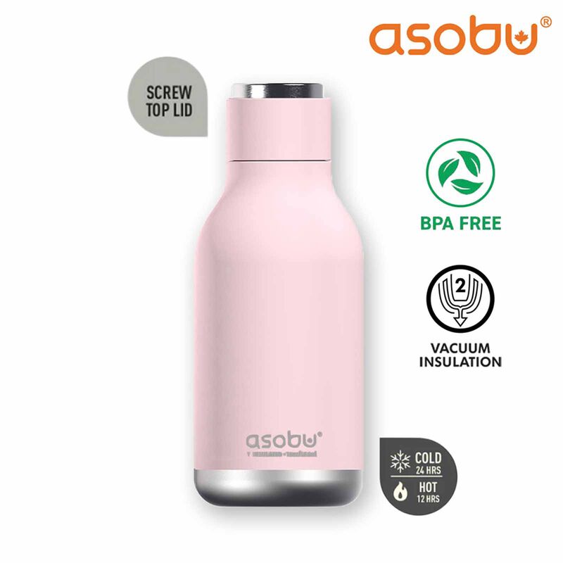ASOBU Urban Water Bottle Pastel Pink 460ml ASBV24PK-image 4