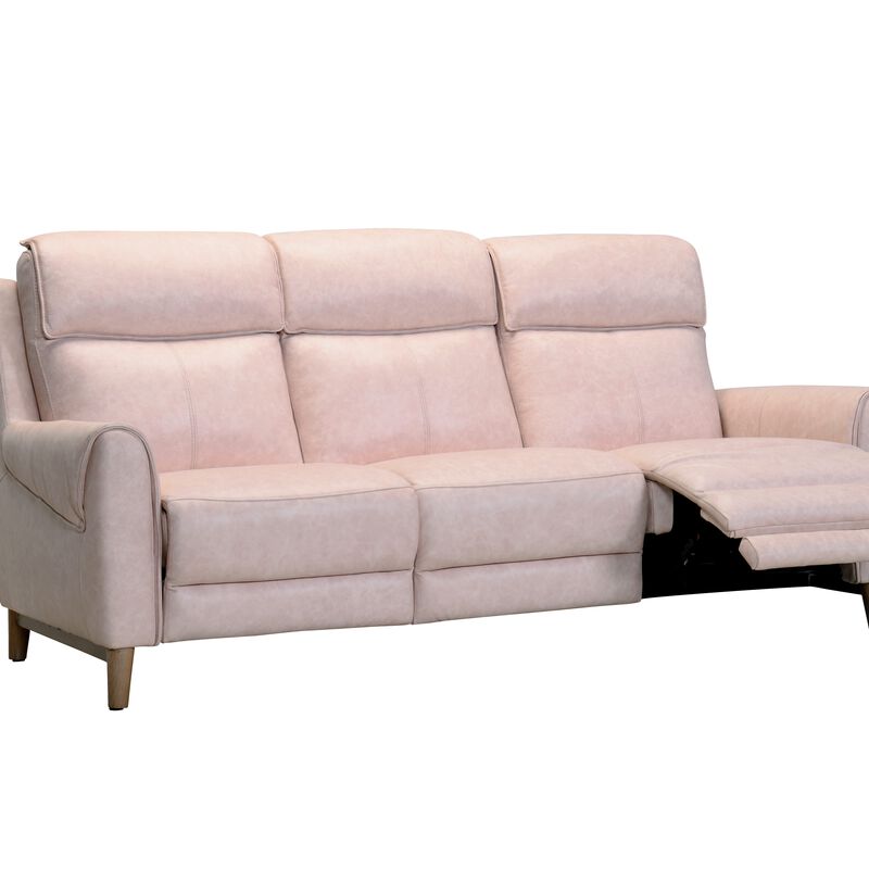 3rr Seater (fl) C15 Pink Full Leather Sofa MICOLA-image 3
