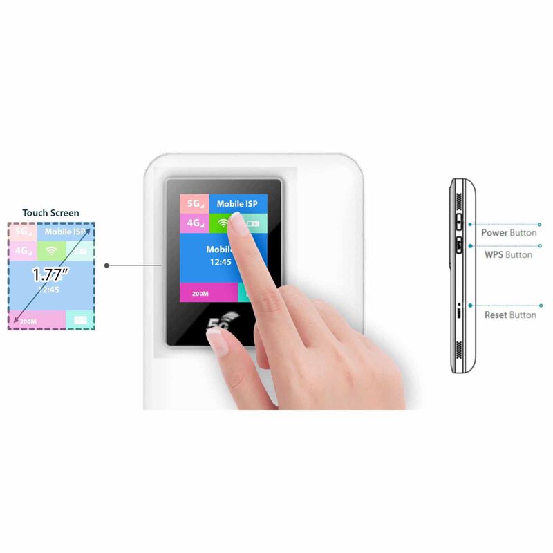 DLINK 5g Nr Wi-fi 6 Ax1800 Mifi Mobile Router (with 10,000mah) DWR-900V-image 2