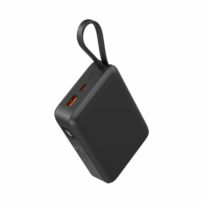 PHILIPS 20000mah (pd 22.5w, Input 1c, Ouput 1a+1c, With Cable C, Wireless Charging) - Black DLP9521CB/00-image 4