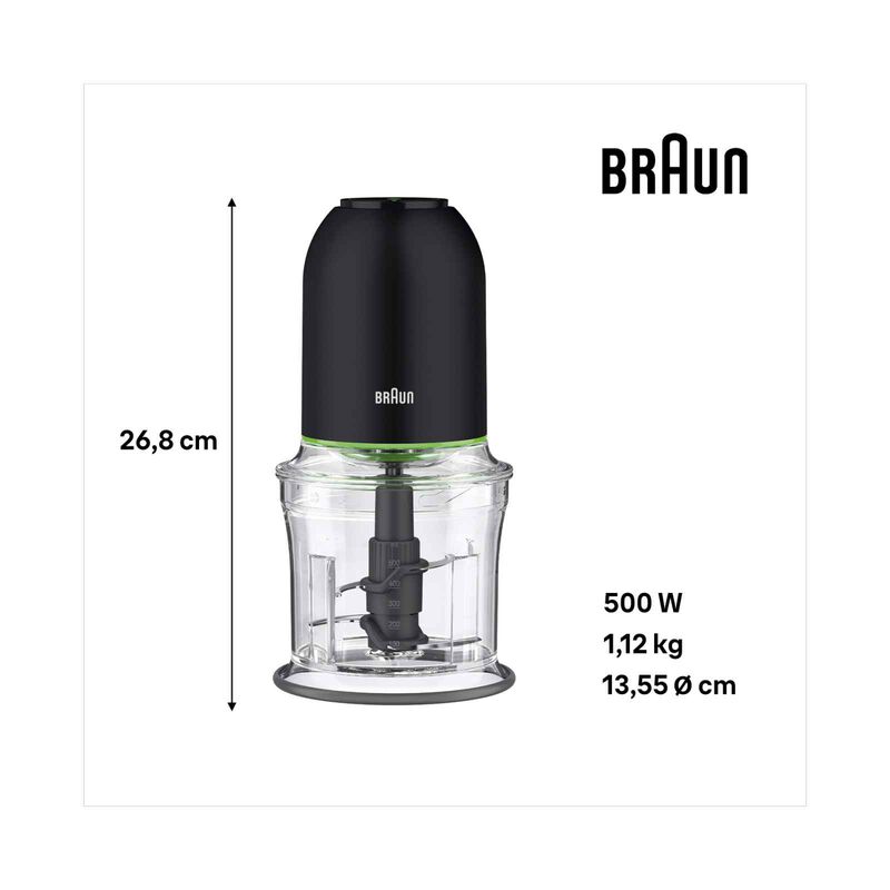 BRAUN Multipractic 3 Chopper (500w) CH3011BK-image 2