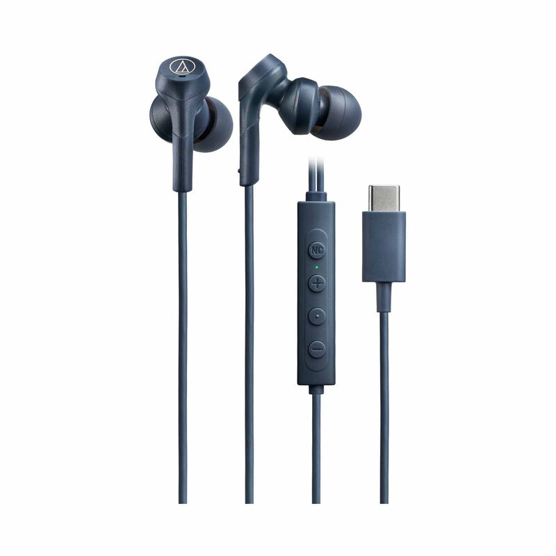 AUDIO TECH In-ear Headphones With Noise Cancelling And Usb Type-c Connector ATH-CKS330NC BL-image 1