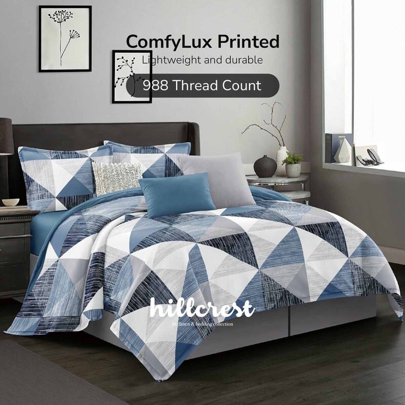 HILLCREST Hillcrest I Comfylux Printed 988tc I Calm Queen Summer Blanket ( Oe ) 6835 I Q I SB I CALM-image 1