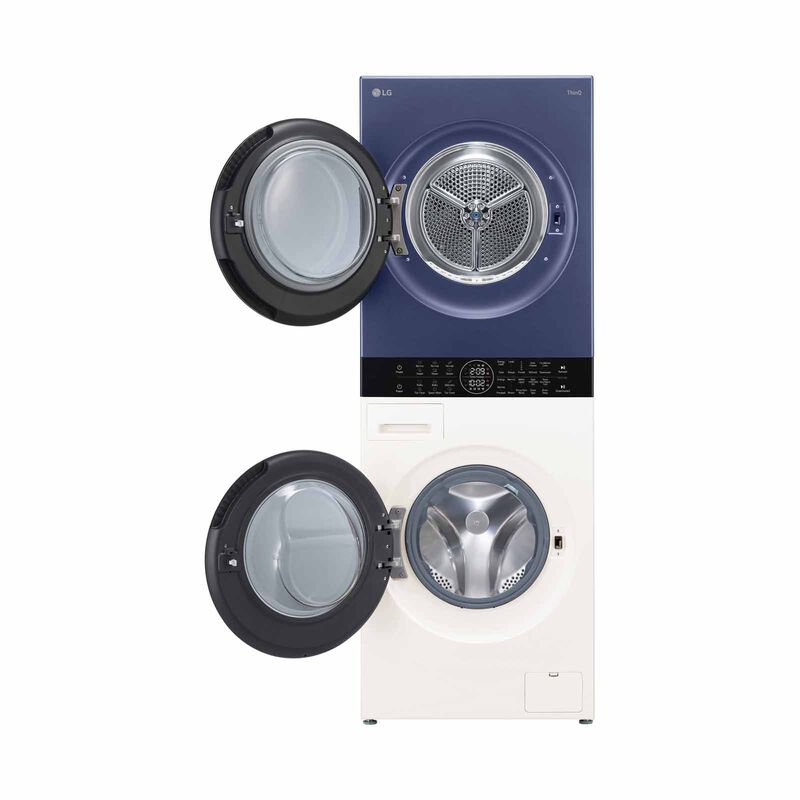 LG Front Load Washer/dryer Tower - Navy/beige (14kg/10kg) WT1410NHEN-image 5