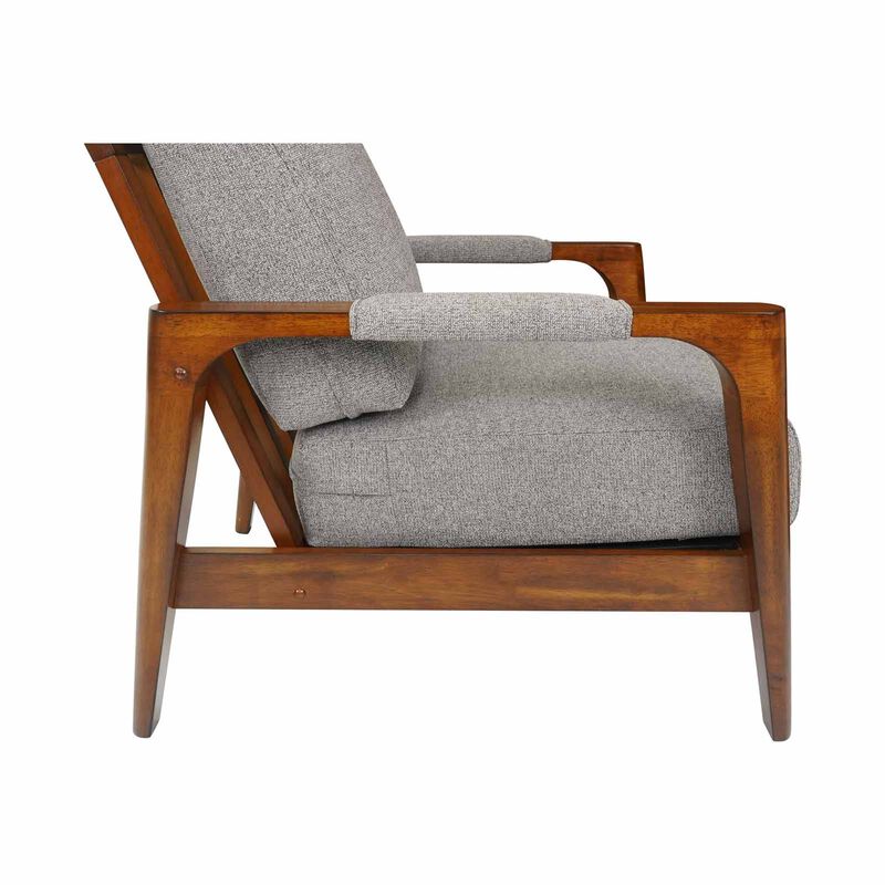 MUZE 1 Seater Sofa (fab) Grey Fabric Sofa PERLIS-image 5