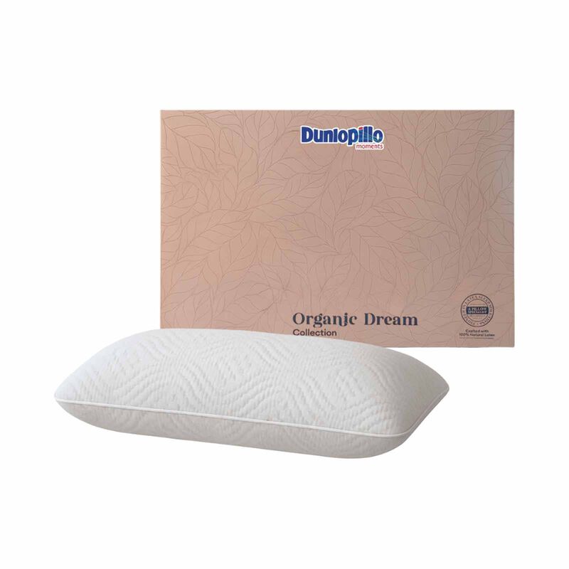 DUNLOPILLO Pure Serenity Pillow - Soft - 100% Pure Natural Latex ORGANIC DREAM-image null