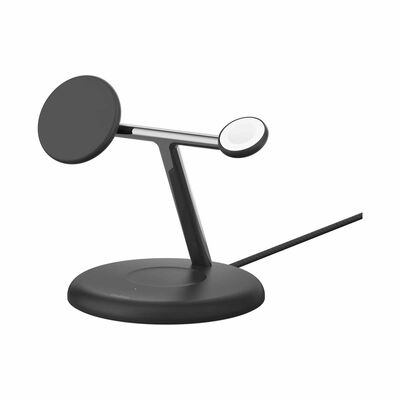BELKIN Qi2 3-in-1 Wireless Charging Stand Blk WIZ023MYBK