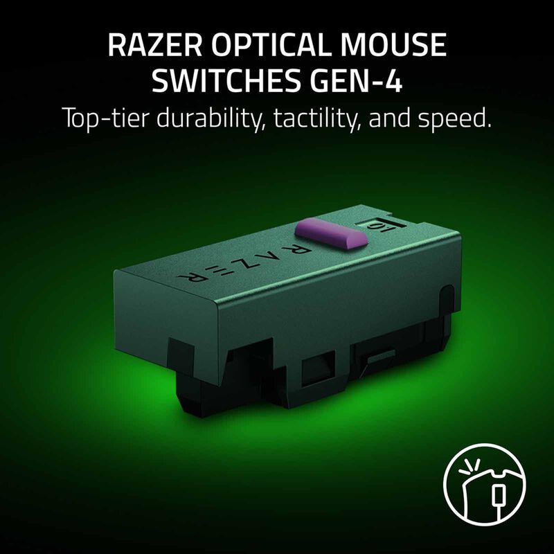 RAZER Deathadder V4 Pro - Wireless Esports Gaming Mouse - White Edition - Ap Packaging RZ01-05330200-R3A1-image 2