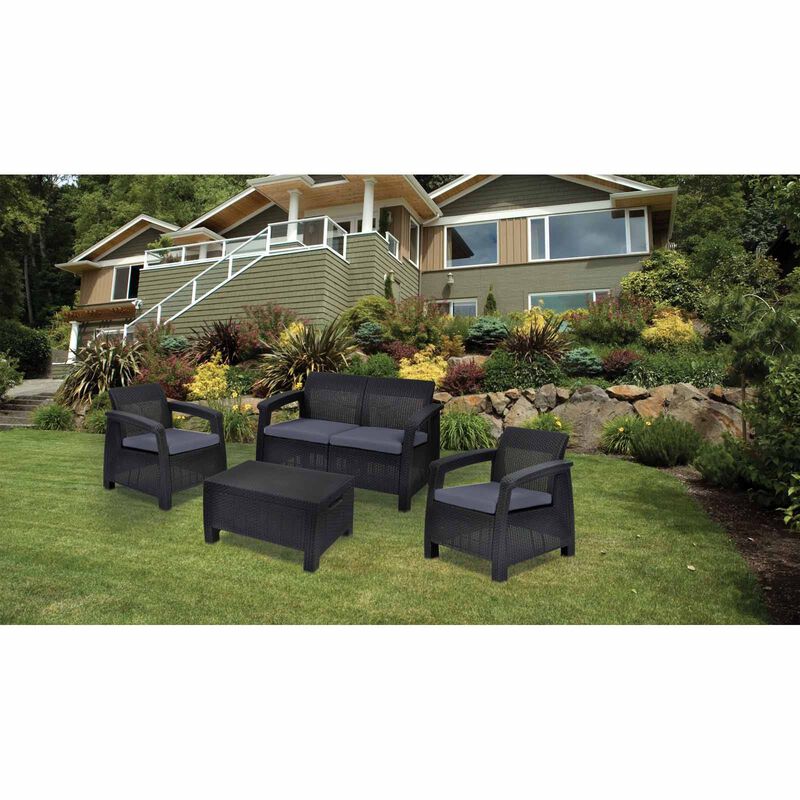 KETER Corfu Set Grey Colour (exclude Installation) D-KT-52-3505-image 4