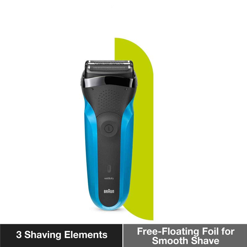 BRAUN Series 3 Wet & Dry Shaver - Blue S3310S-image 1