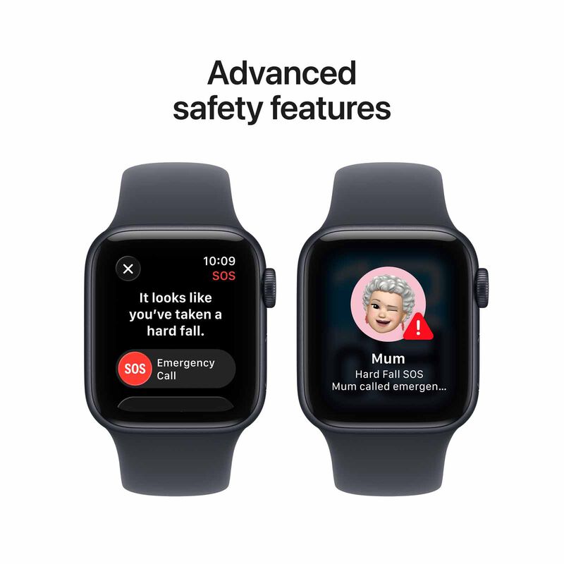 APPLE Watch Se 3 Gps + Cellular 40mm Midnight Aluminium Case With Midnight Sport Band - S/m MEP94X/A-image 2