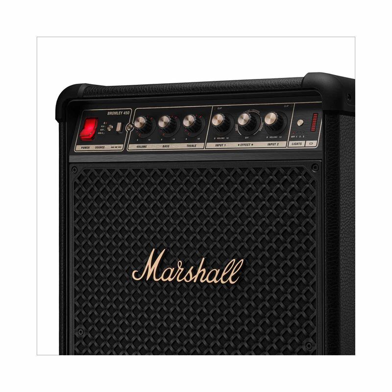 MARSHALL Wireless Party Speaker BROMLEY 450 (BLACK & BRASS)-image 4