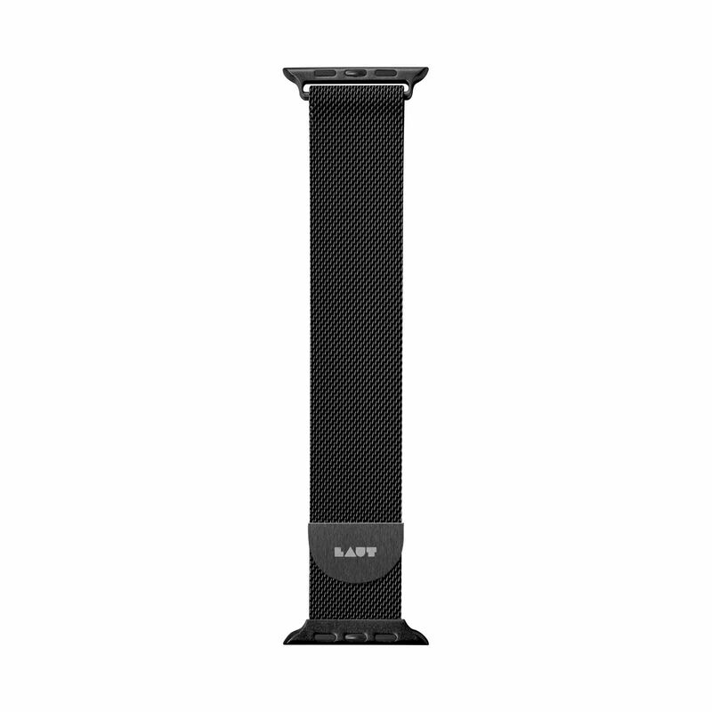 LAUT Apple Watch Band Steel Loop For (38/40/41mm) - Black (bands Only) LAUT_AWS_ST_BK-image 1