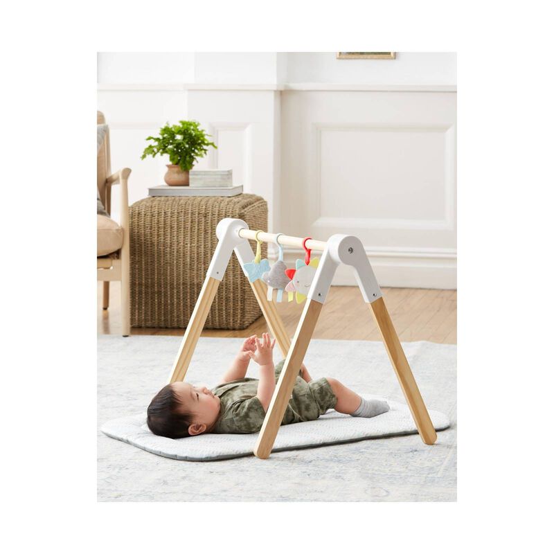 SKIP HOP Skip Hop Silver Lining Cloud Wooden Activity Gym (online) SILVER LINING CLOUD-image 4