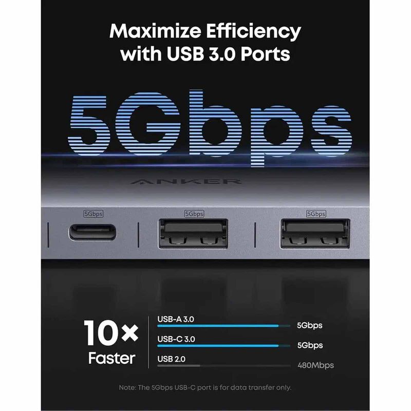 ANKER A83d2ha1 7-in-1 Usb C Hub Hdmi With Pd A83D2HA1-image 4