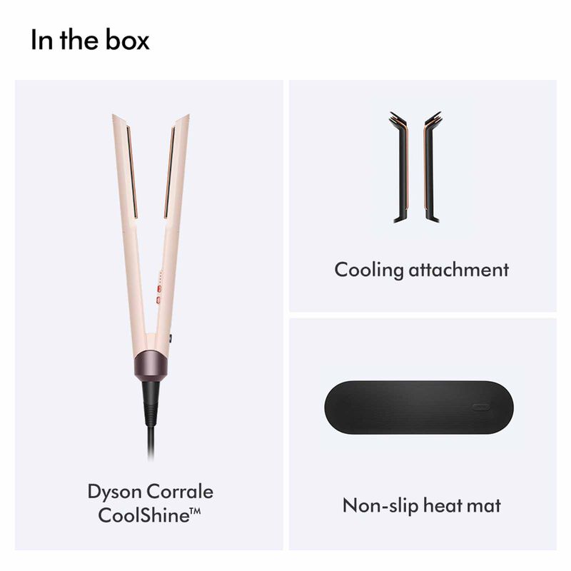 DYSON Corrale Coolshine Hair Straightener - Ceramic Pink/rose Gold HT02-A CEPK/ROSEGD (600095-01)-image 12