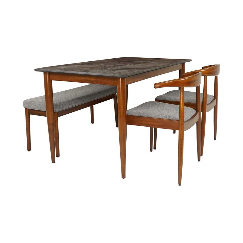 MUZE 4 Piece Dining Set PERLIS-image 7