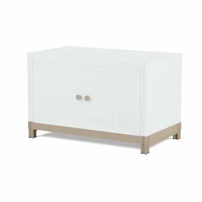 PHOENIX Flo Modular Plastic Storage Cabinet (snow) S1 CABINET LOW