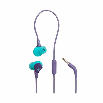 JBL Wired Sport Headphones ENDURANCE RUN 3 PURPLE