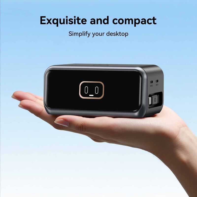MAZER Ai Prestigegan Pd200w Desktop Charger With Retractable Cable - Black M-AI-D200-V7-BK-image 9