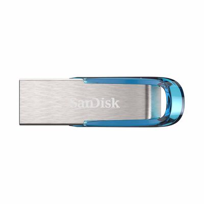 SANDISK Ultra Flair Usb 3.0, 32gb Flash Drive, Tropical Blue, Metal Casin SDCZ73-032G-G46B