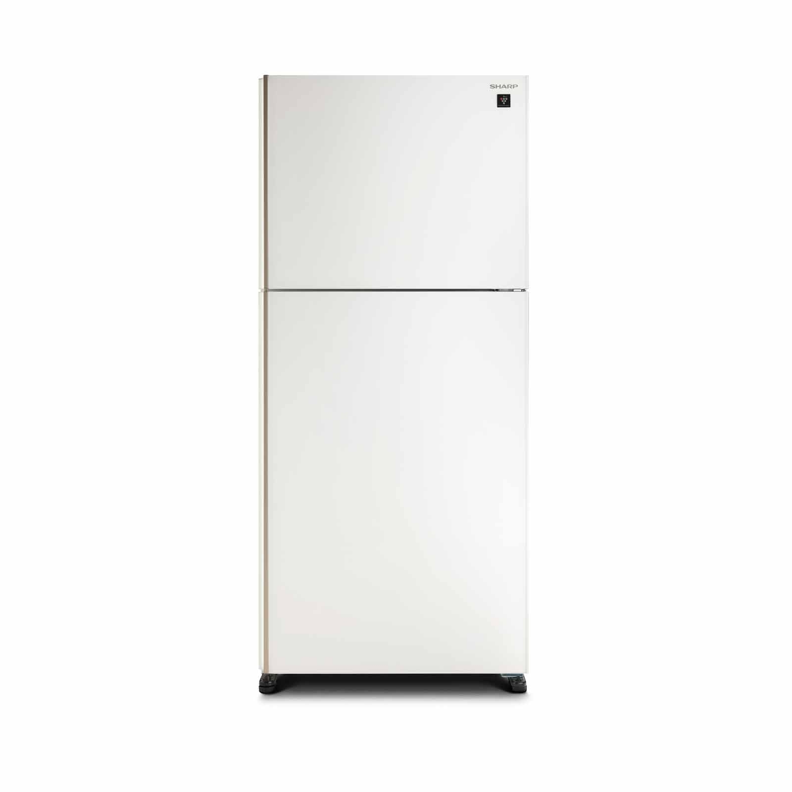Shop SHARP 2 Door Top Mount Fridge - Matte White (563l) SJ-PG55A-W