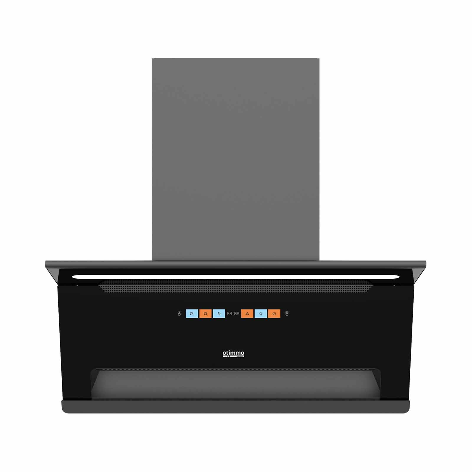 Shop OTIMMO L-arc Shape Chimney Hood - Matt Black (90cm) (exclude