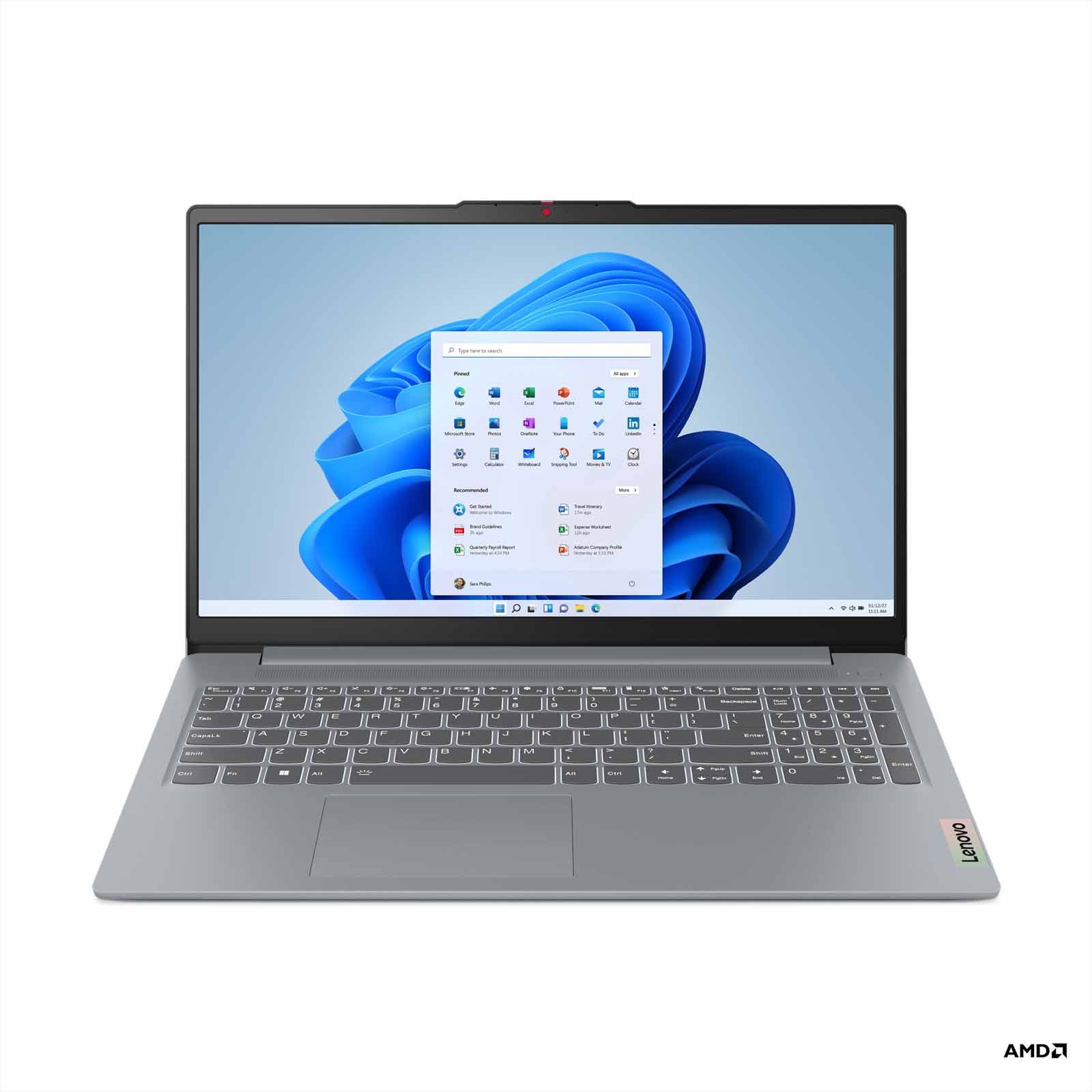 Shop LENOVO 15.6in Fhd Amd Ryzen 5 40 8gb Ram Radeon 610m 512gb