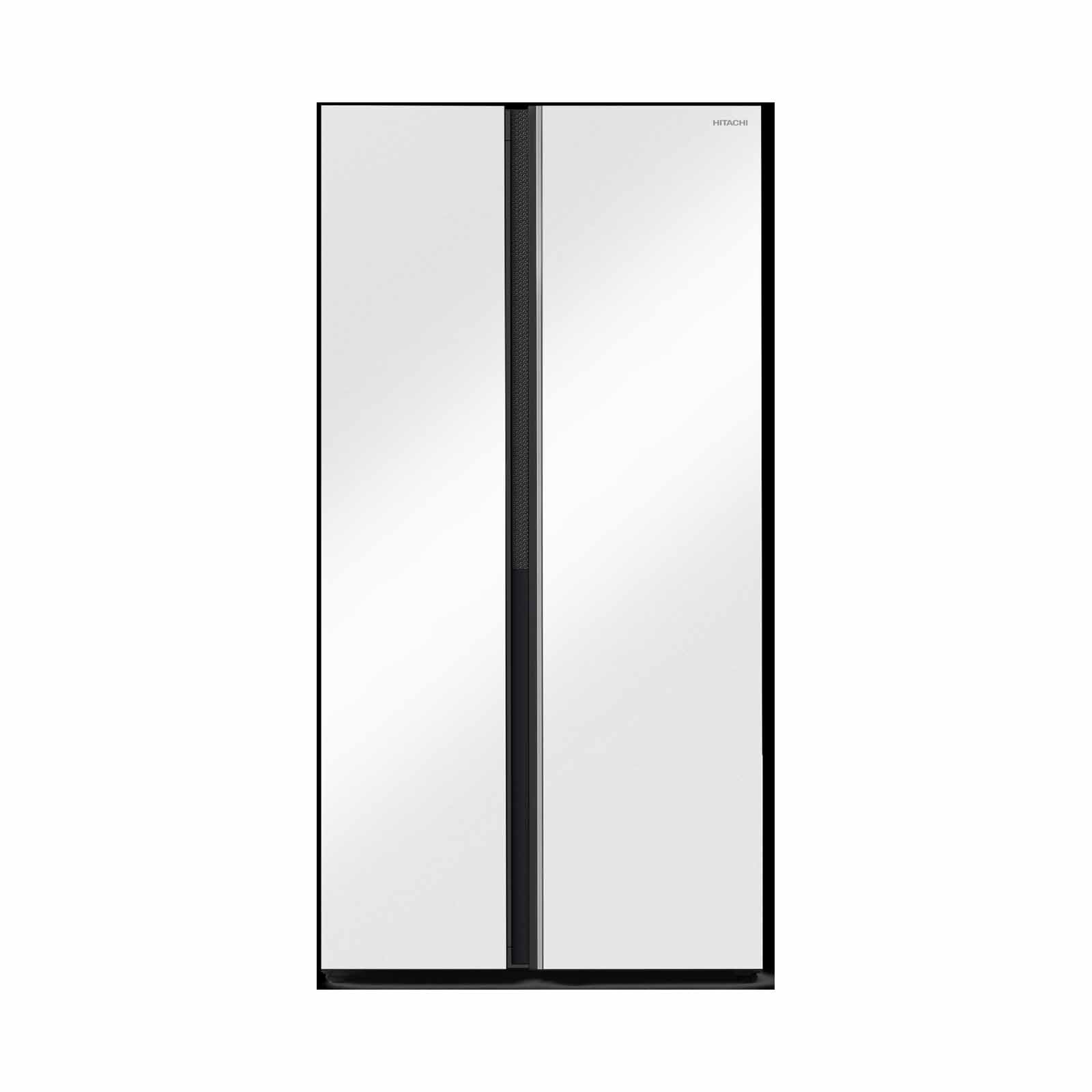 Shop HITACHI Side By Side Door Fridge W/auto Ice Maker - Glass