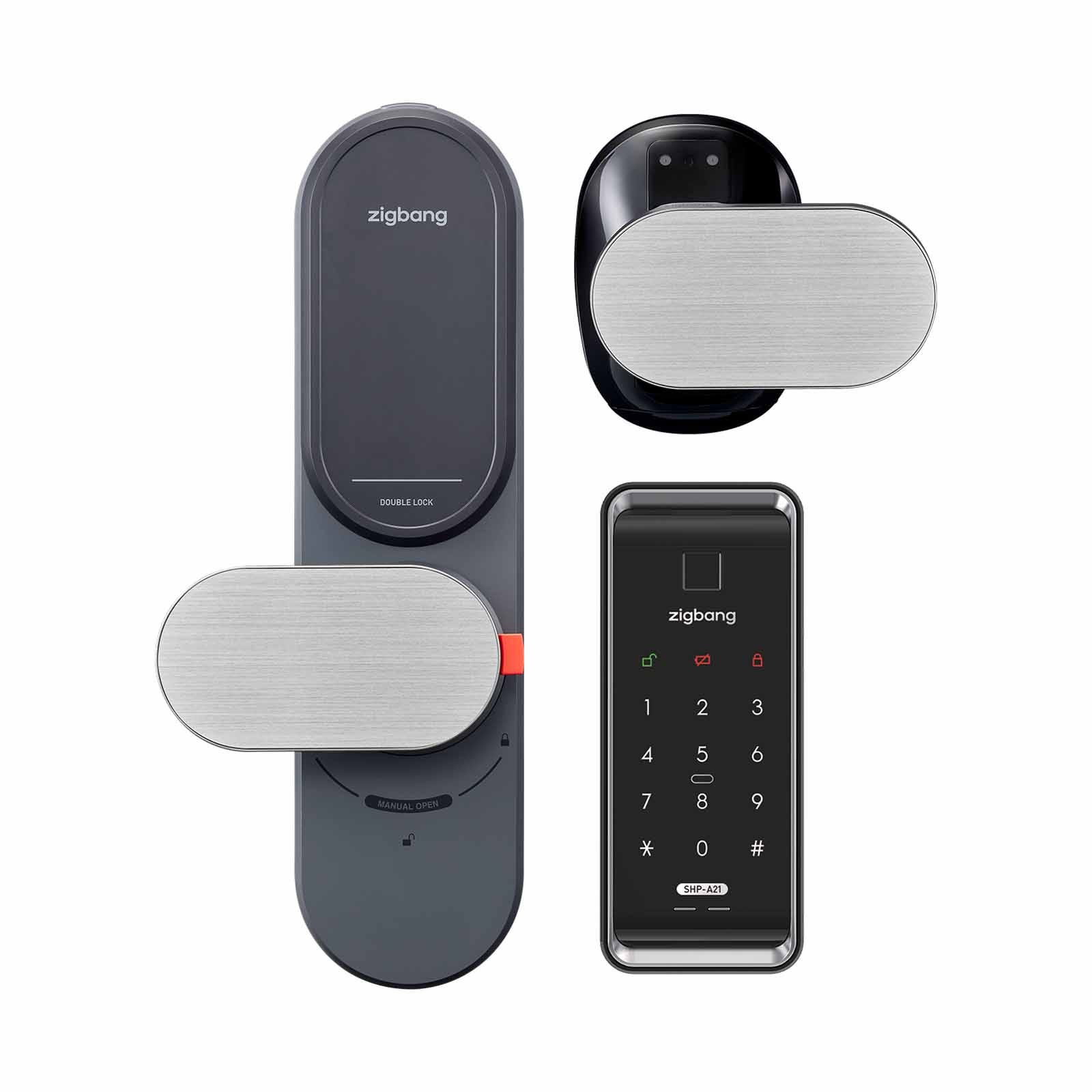 Shop ZIGBANG Shp-a21 Digital Gate Lock + Zd-r70 (black